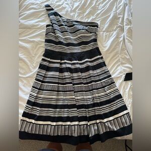 One shoulder White House black market dress